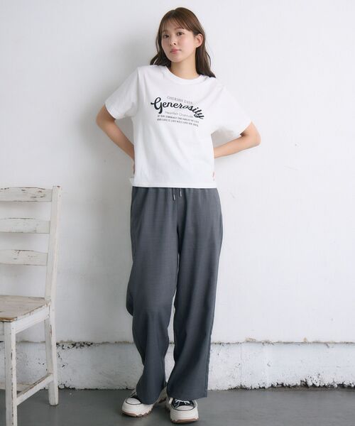 RETRO GIRL(レトロガール)の「アソートプリントTEE(Tシャツ/カットソー・レディース・ホワイト系その他/オフホワイト/ブラック系その他/ブラック・FREE)」の13枚目の写真