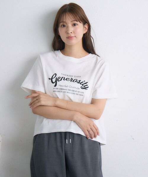 RETRO GIRL(レトロガール)の「アソートプリントTEE(Tシャツ/カットソー・レディース・ホワイト系その他/オフホワイト/ブラック系その他/ブラック・FREE)」の17枚目の写真