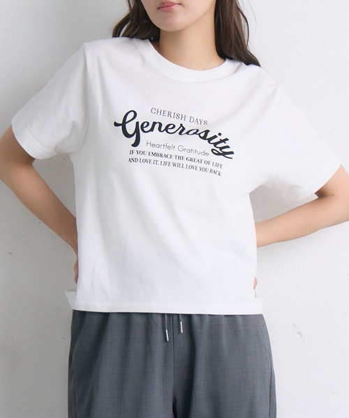 RETRO GIRL(レトロガール)の「アソートプリントTEE(Tシャツ/カットソー・レディース・ホワイト系その他/オフホワイト/ブラック系その他/ブラック・FREE)」の2枚目の写真