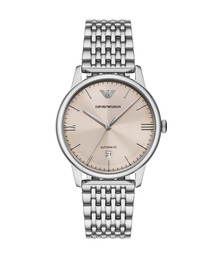 ■EMPORIO ARMANI アナログ腕時計 シルバー ステンレススチール エンポリオアルマーニ 時計 レディース 母の日 腕時計 手表 32mm