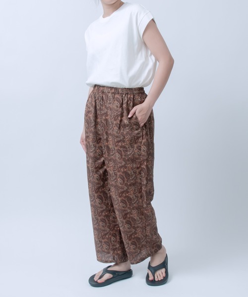 LOSUCA（ロスカ）の「ペイズリー柄プリントパンツ（その他パンツ