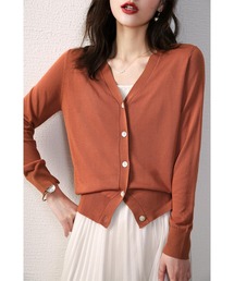 DRESS PLUS（ドレスプラス）の「サマーニットVネックカーディガン（カーディガン/ボレロ）」