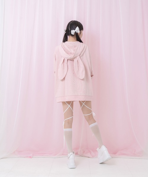 Honey Cinnamon（ハニーシナモン）の「バニーAPうさ耳ジップパーカー