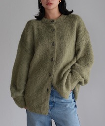 モヘアタッチニット カーディガン