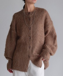 モヘアタッチニット カーディガン