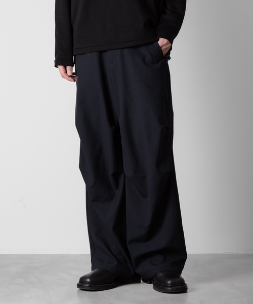 タカユキ2本METRICO テーパード ウール カーゴ スラックス タカユキ2本