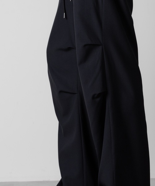 ATTACHMENT(アタッチメント)の「2/90 ウール トロピカル フィールドカーゴトラウザーズ / 2/90 WO TROPICAL FIELD CARGO TROUSERS(カーゴパンツ・メンズ・ブラック/ダークネイビー・3/2/1)」の11枚目の写真