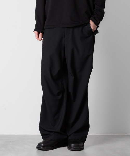 ATTACHMENT(アタッチメント)の「2/90 ウール トロピカル フィールドカーゴトラウザーズ / 2/90 WO TROPICAL FIELD CARGO TROUSERS(カーゴパンツ・メンズ・ブラック/ダークネイビー・3/2/1)」の20枚目の写真