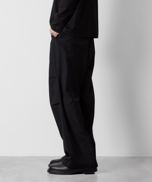【美品】カルバンクライン　ウールサキソニー　カーゴスラックス　トラウザーズ 2点以上でさらに10%OFF】スラックス - ストレッチトラウザー