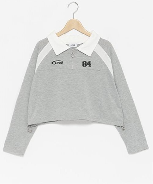 超人気高品質 セール】【LTXC】ハーフジップドロスト長袖Tシャツ（Tシャツ トップス