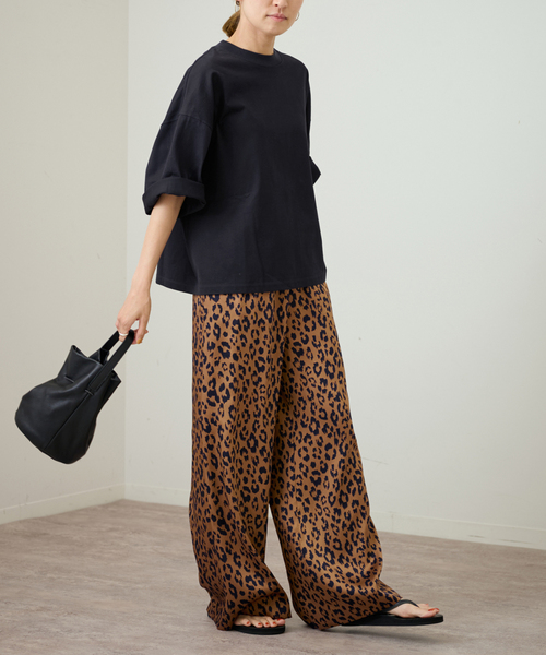 FRAMeWORK(フレームワーク)の「レオパードイージーパンツ(その他パンツ・レディース・キャメル・38/36)」の4枚目の写真