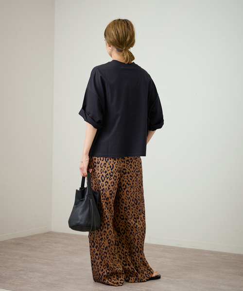 FRAMeWORK(フレームワーク)の「レオパードイージーパンツ(その他パンツ・レディース・キャメル・38/36)」の5枚目の写真