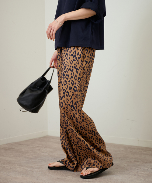 FRAMeWORK(フレームワーク)の「レオパードイージーパンツ(その他パンツ・レディース・キャメル・38/36)」の7枚目の写真
