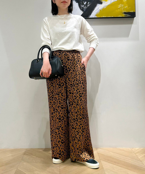 FRAMeWORK(フレームワーク)の「レオパードイージーパンツ(その他パンツ・レディース・キャメル・38/36)」の9枚目の写真