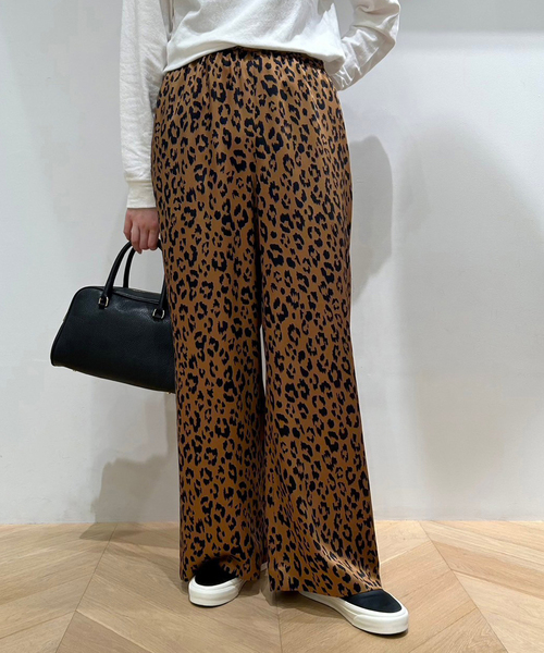 FRAMeWORK(フレームワーク)の「レオパードイージーパンツ(その他パンツ・レディース・キャメル・38/36)」の10枚目の写真