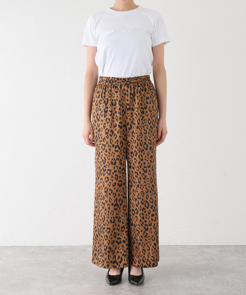 FRAMeWORK(フレームワーク)の「レオパードイージーパンツ(その他パンツ・レディース・キャメル・38/36)」の22枚目の写真