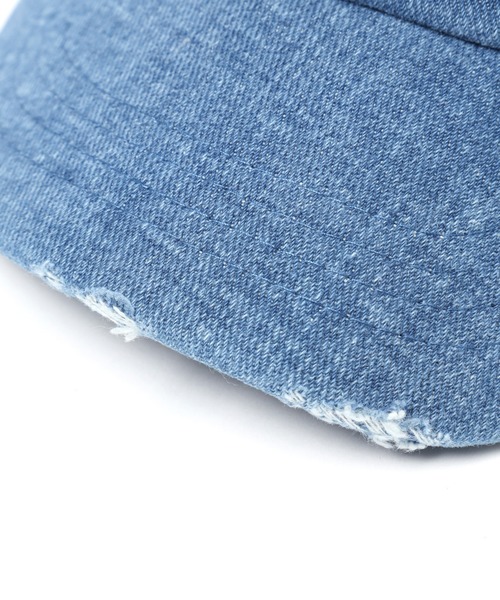 PAGEBOY（ページボーイ）の「PBLIM/デニムキャップ（キャップ・レディース・サックスブルー/ダークブルー・FREE）」の3枚目の写真