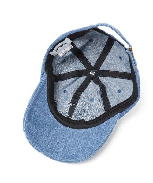 PAGEBOY（ページボーイ）の「PBLIM/デニムキャップ（キャップ・レディース・サックスブルー/ダークブルー・FREE）」の6枚目の写真