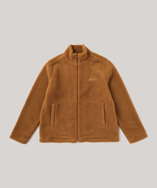 セール】モノタイプテクスチャードフリースジャケット（ブルゾン