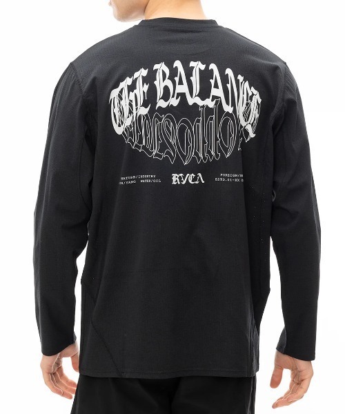 【セール】RVCA メンズ BALANCE BULGE LT ロンＴ 【2024年秋冬モデル】/ルーカバックプリント長袖ロンT（Tシャツ/カットソー）｜RVCA（ルーカ） 6,864円