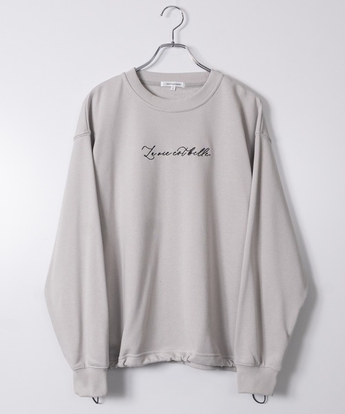 JOHN'S CLOSET(ジョンズクローゼット)の「【13】ドローコード付 デザインクルーネックスウェット(スウェット・メンズ・ライトグレー/ブラック/オフホワイト/グレー系1/ホワイト系1/ブラック系1・MEDIUM/LARGE)」の15枚目の写真