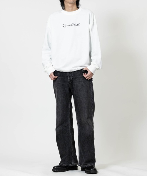JOHN'S CLOSET(ジョンズクローゼット)の「【13】ドローコード付 デザインクルーネックスウェット(スウェット・メンズ・ライトグレー/ブラック/オフホワイト/グレー系1/ホワイト系1/ブラック系1・MEDIUM/LARGE)」の19枚目の写真
