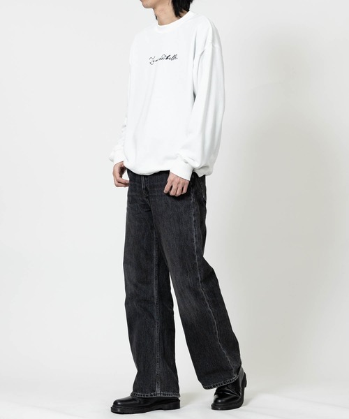 JOHN'S CLOSET(ジョンズクローゼット)の「【13】ドローコード付 デザインクルーネックスウェット(スウェット・メンズ・ライトグレー/ブラック/オフホワイト/グレー系1/ホワイト系1/ブラック系1・MEDIUM/LARGE)」の20枚目の写真