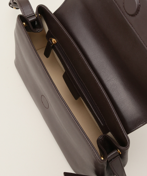 La TOTALITE(ラトータリテ)の「【LUMEN/ルメン】JORNAL SHOULDER BAG(ショルダーバッグ・レディース・ブラック/ブラウン・FREE)」の12枚目の写真
