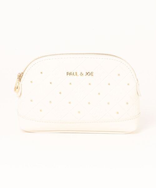 【PAUL & JOE ACCESSOIRES /ポール アンド ジョー アクセソワ 】 エンボス ポーチ（ポーチ）｜PAUL & JOE ACCESSOIRES（ポールアンドジョーアクセソワ）