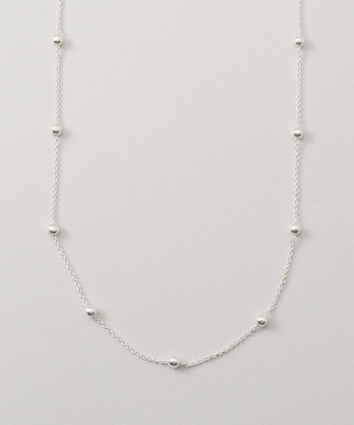 JOURNAL STANDARD relume(ジャーナルスタンダード レリューム)の「《追加》RELUME ボールホソネックレス(ネックレス・レディース・シルバー・FREE)」の1枚目の写真