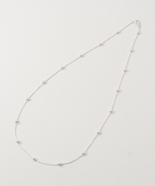 JOURNAL STANDARD relume(ジャーナルスタンダード レリューム)の「《追加》RELUME ボールホソネックレス(ネックレス・レディース・シルバー・FREE)」の2枚目の写真