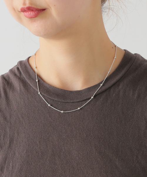 JOURNAL STANDARD relume(ジャーナルスタンダード レリューム)の「《追加》RELUME ボールホソネックレス(ネックレス・レディース・シルバー・FREE)」の8枚目の写真