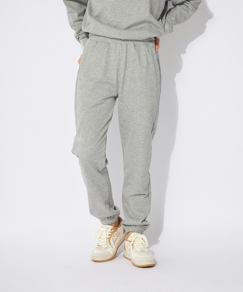 Kappa(カッパ)の「裏毛ジョガースウェットパンツ(スウェットパンツ・レディース・ブラック/ライトブルー/杢グレー・MEDIUM/LARGE/X-LARGE)」の1枚目の写真