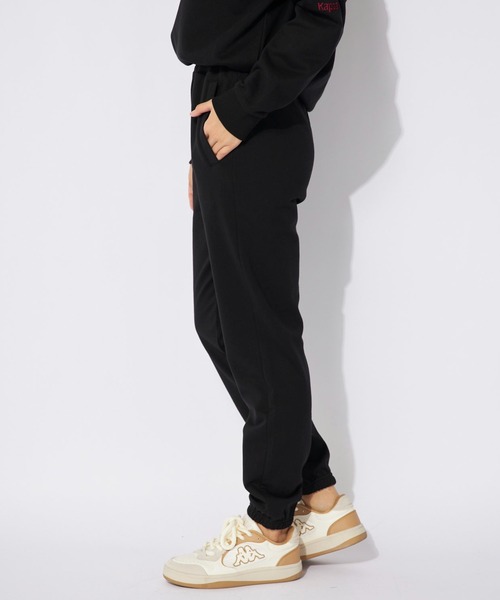 Kappa(カッパ)の「裏毛ジョガースウェットパンツ(スウェットパンツ・レディース・ブラック/ライトブルー/杢グレー・MEDIUM/LARGE/X-LARGE)」の4枚目の写真