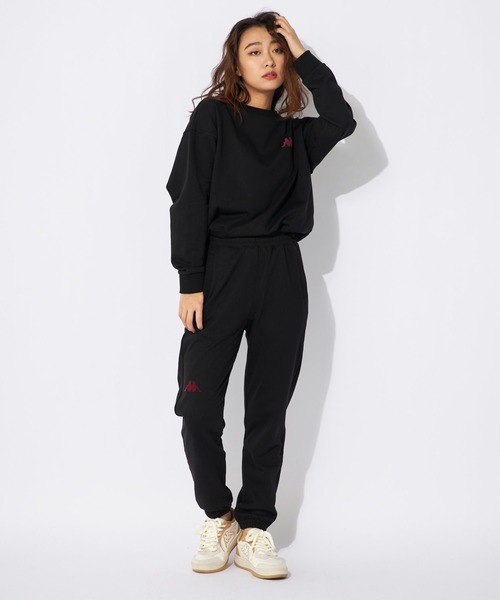 Kappa(カッパ)の「裏毛ジョガースウェットパンツ(スウェットパンツ・レディース・ブラック/ライトブルー/杢グレー・MEDIUM/LARGE/X-LARGE)」の13枚目の写真