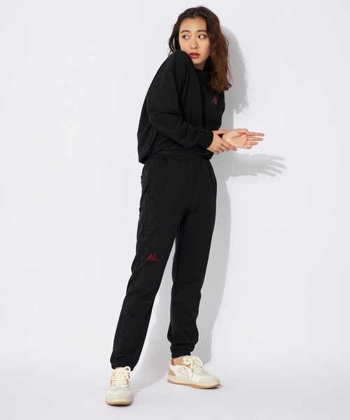 Kappa(カッパ)の「裏毛ジョガースウェットパンツ(スウェットパンツ・レディース・ブラック/ライトブルー/杢グレー・MEDIUM/LARGE/X-LARGE)」の14枚目の写真