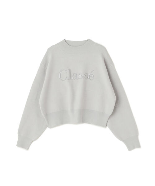 【セール】◇ダブルジャガードロゴニット（ニット/セーター）｜NATURAL BEAUTY BASIC（ナチュラルビューティーベーシック）