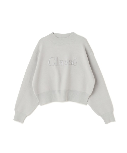 【セール】◇ダブルジャガードロゴニット（ニット/セーター）｜NATURAL BEAUTY BASIC（ナチュラルビューティーベーシック）