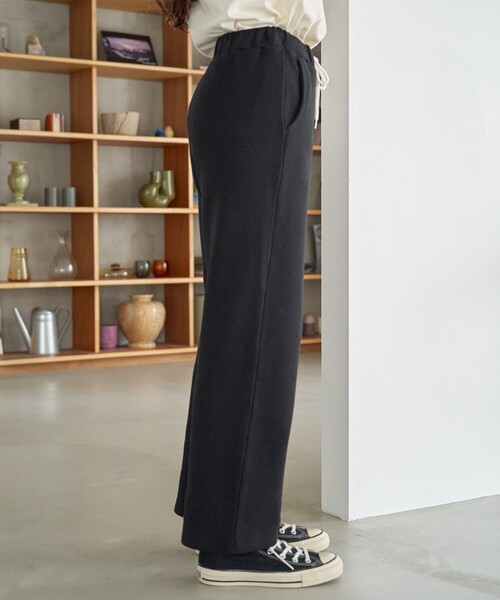 Freada ハイウエスト裏毛ワイドパンツ FREAK'S STORE（フリークスストア）の「Freada/フリーダ ハイ