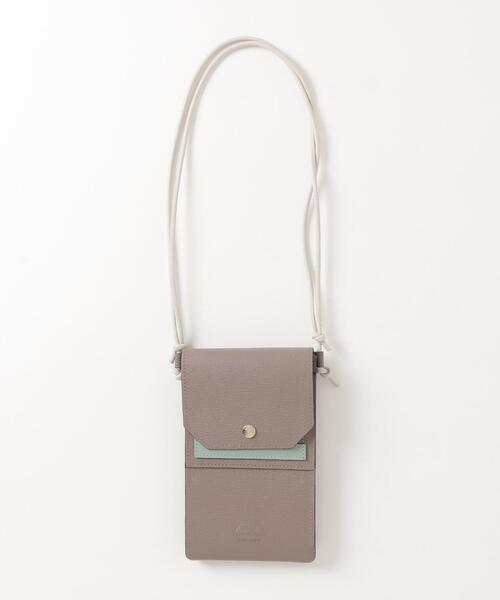 L'arcobaleno（ラルコバレーノ）フラップショルダーウォレット/LA807GT