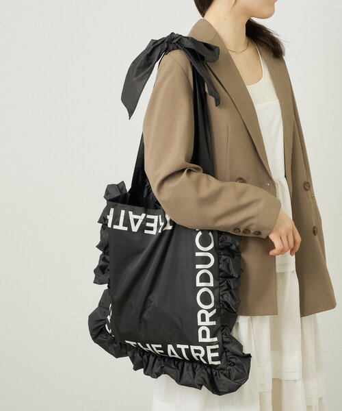 CIAOPANIC TYPY(チャオパニックティピー)の「【THEATRE PRODUCTS】別注マルチウェイフリルトートバック(トートバッグ・レディース・ブラック/シルバー/アイボリー・ONE SIZE)」の4枚目の写真