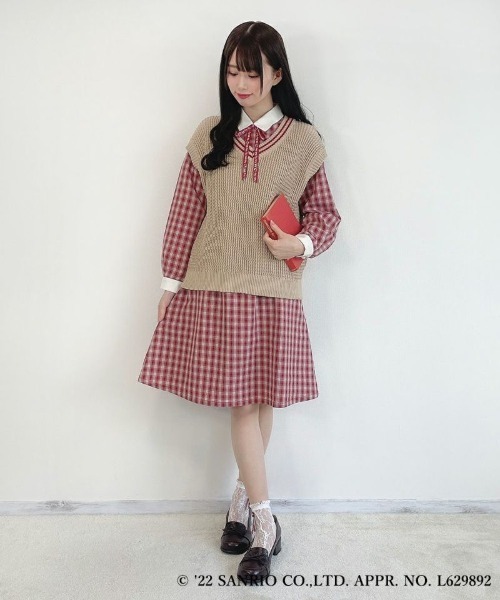 F i.n.t(フィント)の「ロゴリボンレースソックス/ハローキティ/fint フィント(ソックス/靴下・レディース・オフホワイト・FREE)」の10枚目の写真