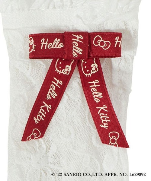 F i.n.t(フィント)の「ロゴリボンレースソックス/ハローキティ/fint フィント(ソックス/靴下・レディース・オフホワイト・FREE)」の12枚目の写真