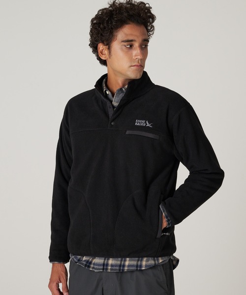 Eddie Bauer(エディーバウアー)の「チューテス スナップモック(スウェット・メンズ・サックスブルー/サファリグリーン/ブラック・XL/M/S/XXL/L)」の2枚目の写真