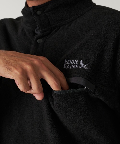 Eddie Bauer(エディーバウアー)の「チューテス スナップモック(スウェット・メンズ・サックスブルー/サファリグリーン/ブラック・XL/M/S/XXL/L)」の6枚目の写真