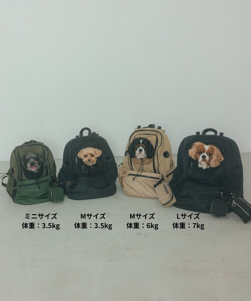 MATIE/ペットリュックミニ/小型犬【Direction by 有末 麻祐子