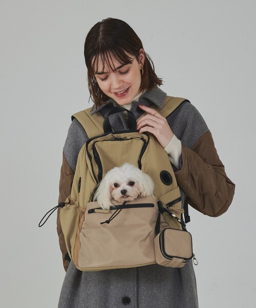 ロウェル シングス（LOWELL Things）/MATIE/ペットリュックミニ【Produce by 有末 麻祐子】【予約】 MATIE/ペットリュックミニ/小型犬【Direction by 有末 麻祐子