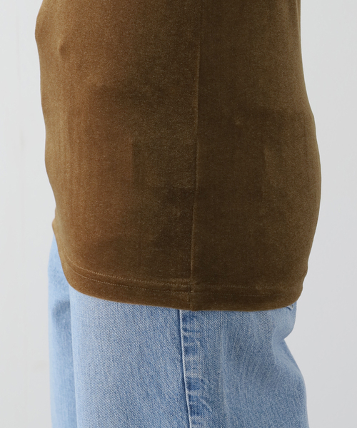 JOURNAL STANDARD（ジャーナルスタンダード）の「シアーベロアロングスリーブTEE（Tシャツ/カットソー・レディース・ピンク/ブラウン系その他・FREE）」の13枚目の写真