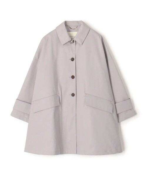 Mackintosh(マッキントッシュ)の「【別注】MACKINTOSH HUMBIE コート(ステンカラーコート・レディース・グリーン/イエロー/グレー・6)」の2枚目の写真