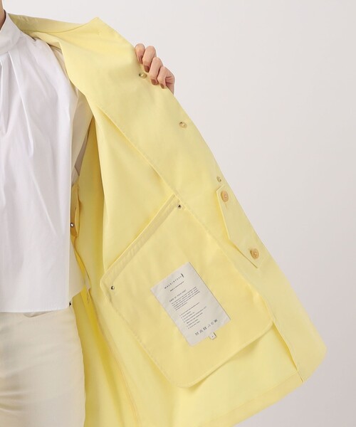 Mackintosh(マッキントッシュ)の「【別注】MACKINTOSH HUMBIE コート(ステンカラーコート・レディース・グリーン/イエロー/グレー・6)」の7枚目の写真